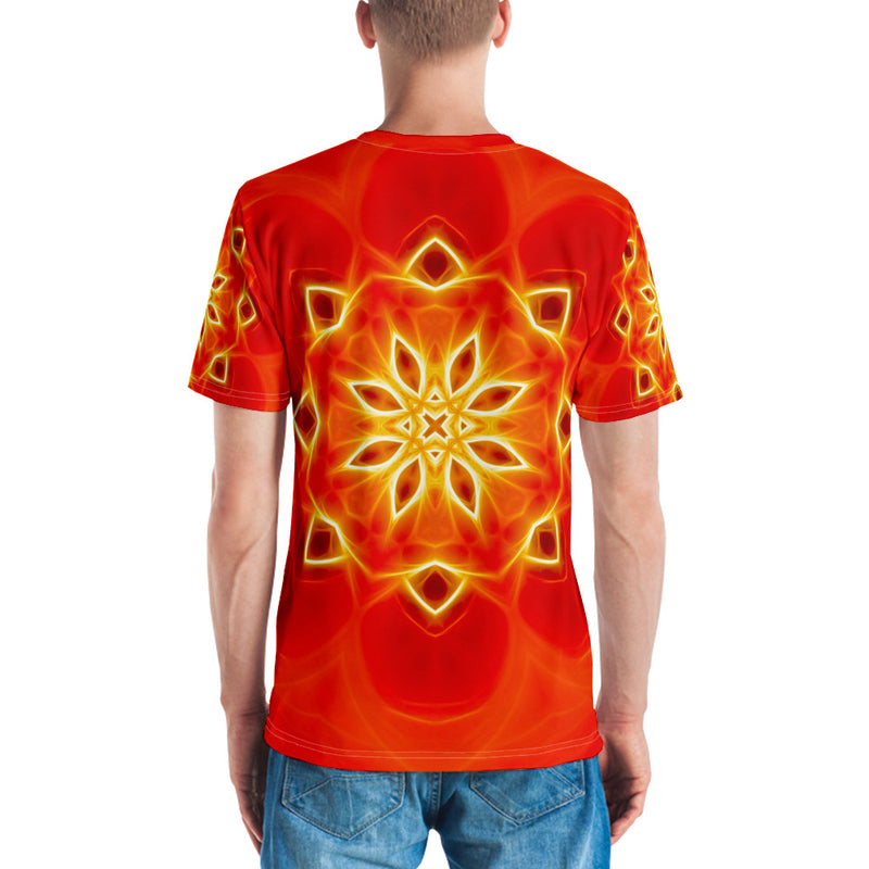T-shirt pour Homme - Motif : Mandala de la Prospérité