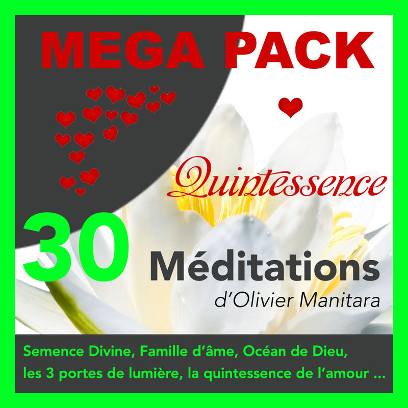 Mega pack 30 de méditation guidées - Quintessence