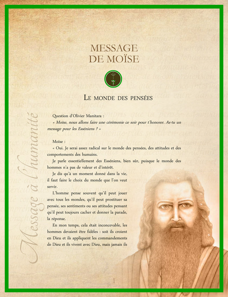 La fidélité à Dieu et le respect de notre engagement - Message de Moïse - Format PDF