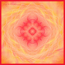 Tapis Mandala de l'Ange de l'ennoblissement