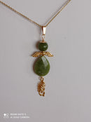 Pendentif Jade Néphrite Vœu de l’Archange Raphaël