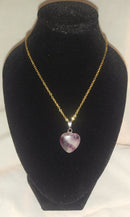 Pendentif cœur en fluorine