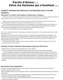 2004 Avril - Comment incarner une spiritualiser authentique pour la future humanité 