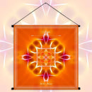 Tenture du mandala de l'Ange de la Finesse