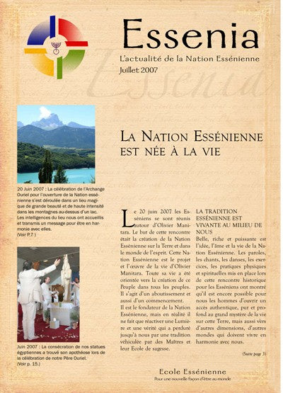 La nation essénien et née a la vie - Juillet 2007