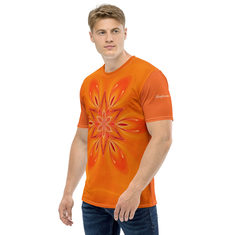 T-shirt pour Homme - Motif : Mandala Ange de la Bienfaisance