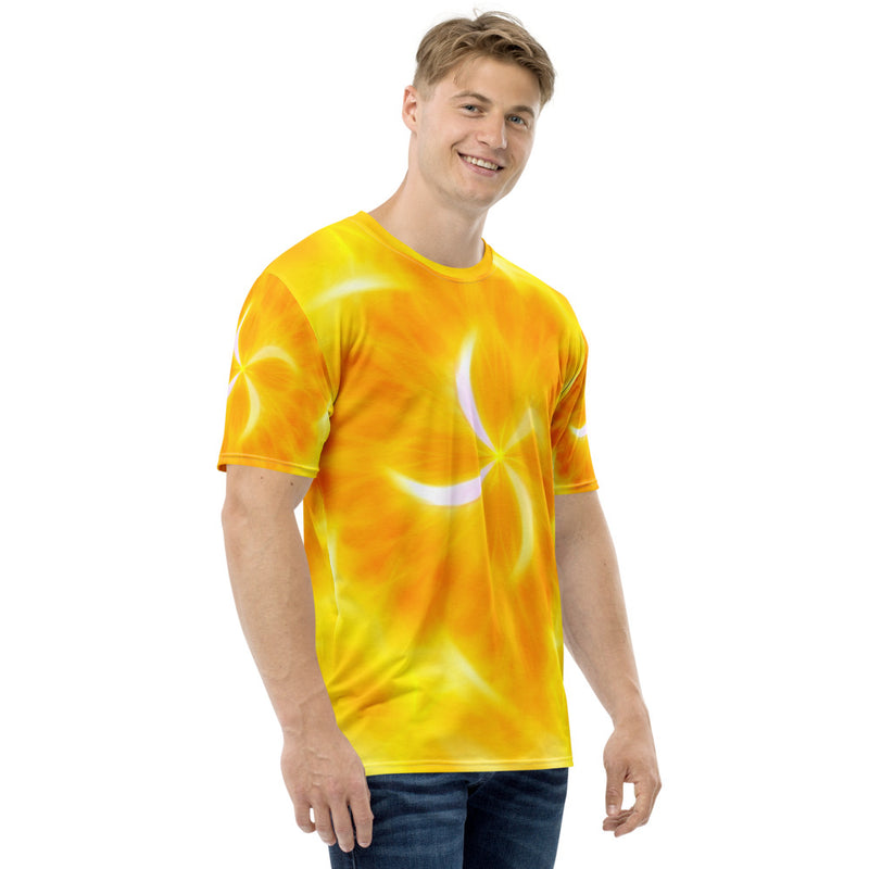 T-shirt pour Homme | Mandala d'énergie : La joie intérieure qui génère l’abondance