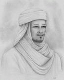 Mani (216 à 266 ap. JC) - Fusain