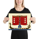 La balance des 28 ans et la rencontre du gardien du monde divin - Planche d'étude ésotérique - Affiche