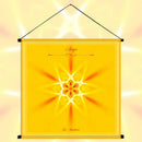 Tenture du mandala de l'Ange du bonheur