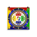 Sceau du tapis de prière essénien - Affiche sur Papier Photo