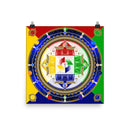 Sceau du tapis de prière essénien - Affiche sur Papier Photo