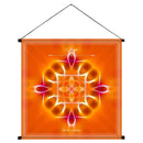 Tenture du mandala de l'Ange de la Finesse